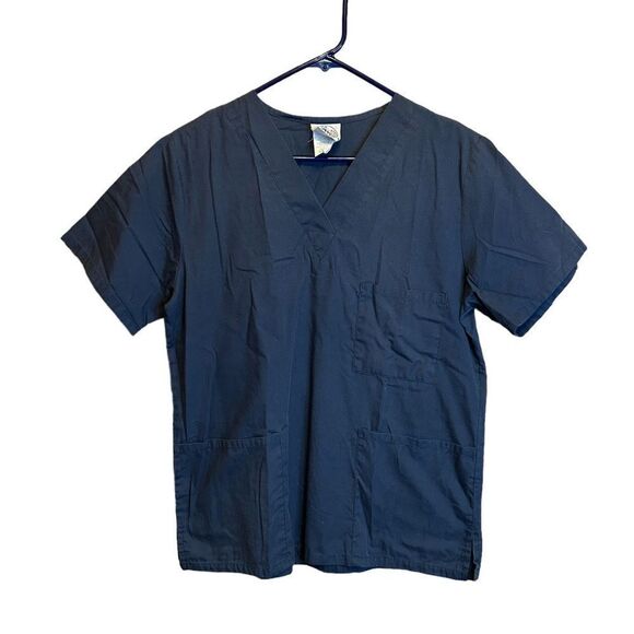 5 for $25🔥Prestige Medical Navy Blue Scrub Top Small - Picture 1 of 5